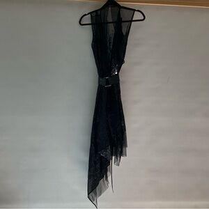 HOLIDAY Elegant Black Sleeveless Dress